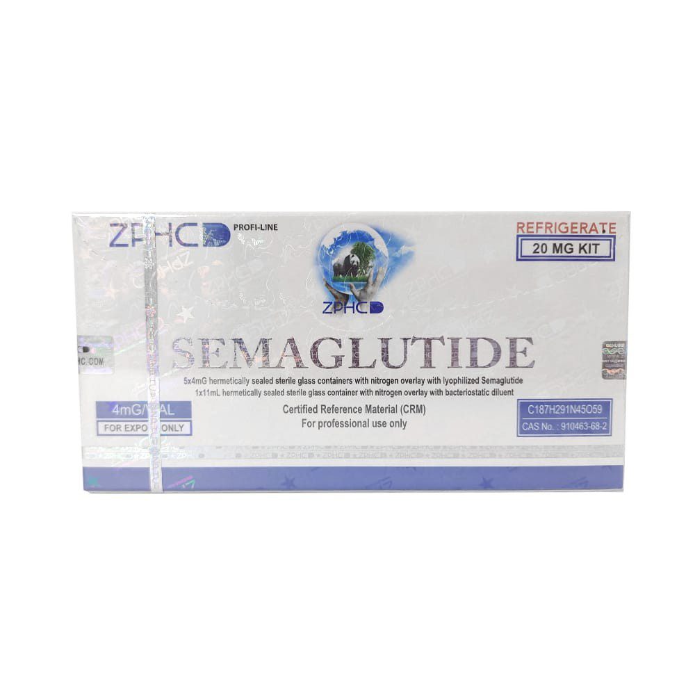 ZPHC NEW Semaglutide 4MG/VIAL - ЦЕНА ЗА 20MG